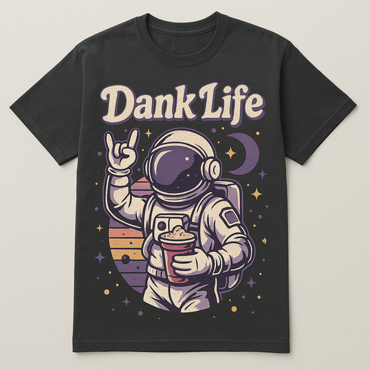 DankLife's Vintage Space Tee (Limited Drop - Free gram with purchase )